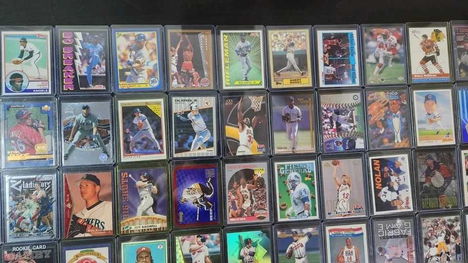 HUGE 3200+ Sports Card Collection PATCH/AUTO/ROOKIE BONDS GRIFFEY JORDAN RYAN BO - Image 3 of 4