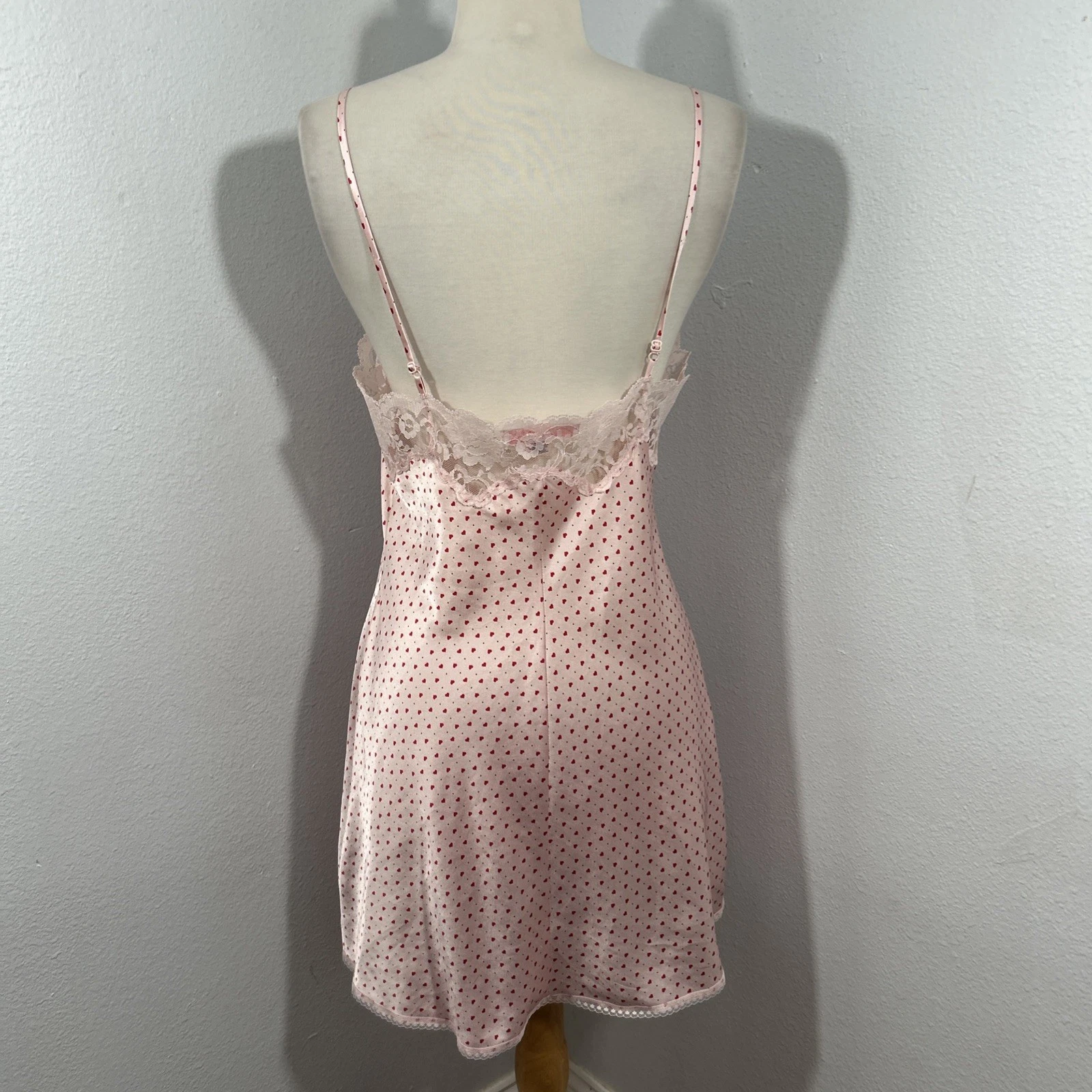 UNDERCOVER Victorias Secret abito slip donna S rosa fairycore Sabrina falegname anni 90 Y2K