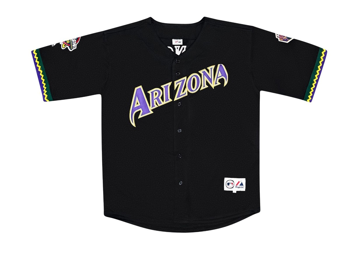 Randy Johnson Arizona Diamondbacks 2001 World Series Black Jersey