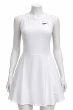 Nike Damen Tenniskleid Dri-FIT ADV Weiß Slim...