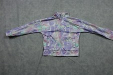 Nike Track Jacket Youth 4 Purple Geometric Full Zip Athletic Swoosh Logo