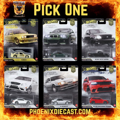 Hot Wheels Power Trip Pick One ( Pick from all cars including chase)
