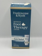Frankincense  Myrrh Pain Relief Lotion, Intensive Foot Therapy, 3 Oz. SEALED