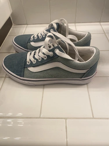 VANS furgoni blu e bianco demin