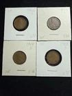 4 Lincoln Wheat Pennies (1916 S, 1918 S, 1919 S, 1921 S) VF-XF Lot#14