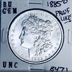 1885 O BU GEM MORGAN SILVER DOLLAR UNC MS+++ U.S. MINT RARE COIN 8471