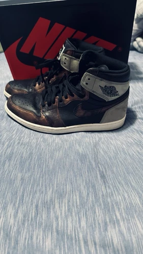 Men Nike Air Jordan 1 Patina 10.5 With Box And Extra Laces
