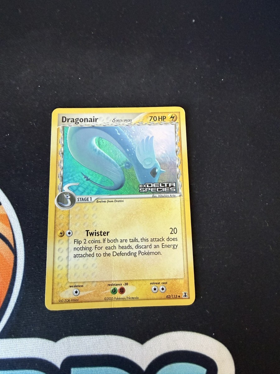 Pokemon Dragonair 42/113 EX Delta Species Reverse Holo Stamped