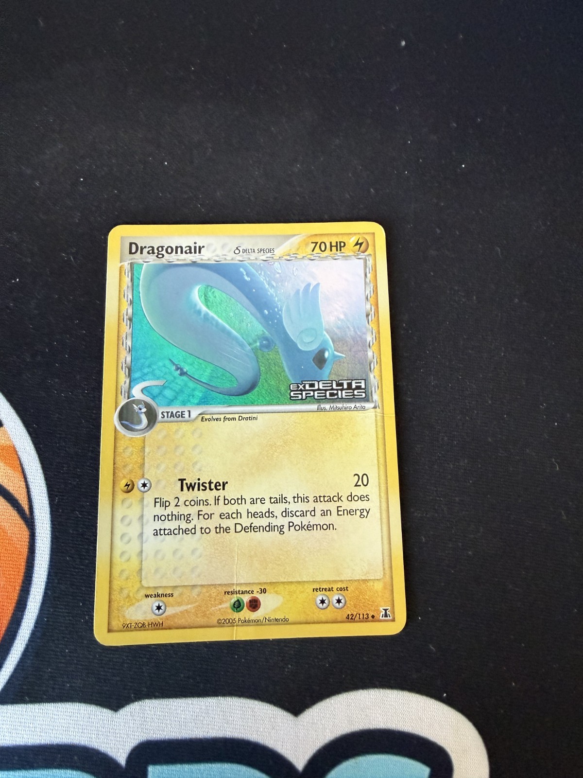 Pokemon Dragonair 42/113 EX Delta Species Reverse Holo Stamped Pokemon Card
