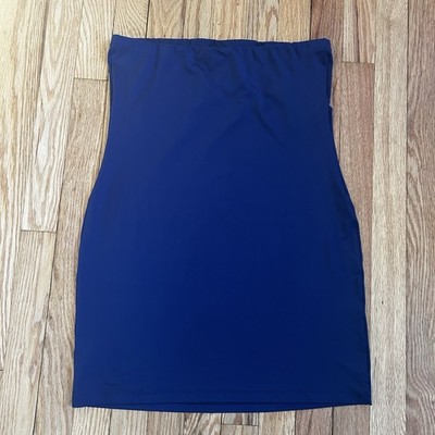 Reformation Sleeveless Blue Mini Dress Medium M Sleek Y2K Inspo Climate Neutral