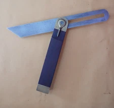 Early Bevel T-Square with Brass Trim