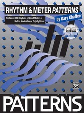 Patterns: Rhythm & meter patterns Gary Chaffee Book and Audio Drum Kit Music