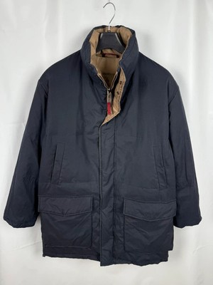 Strellson Long Down Puffer Jacket Reverible Men size 50