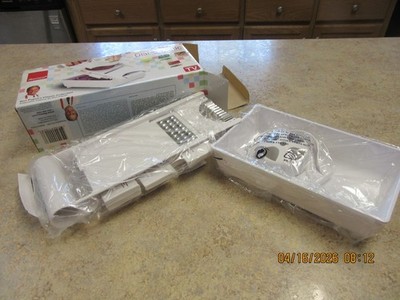 Ronco Dial-O-Matic Food Cutter & Slicer with Attachments & Extra Rare New WB
