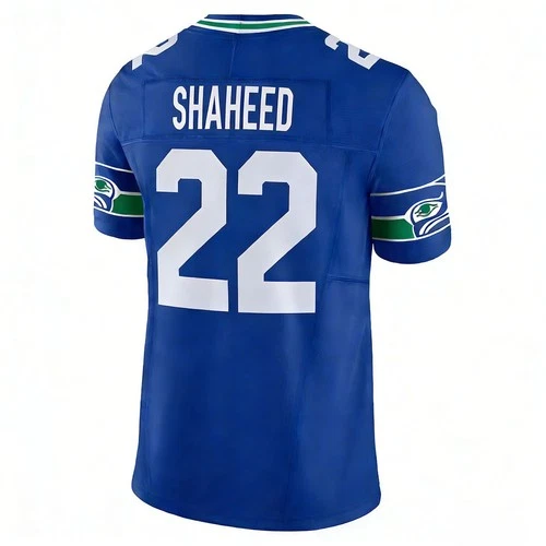 Seahawkss Men's #22 Rashid Shaheed 50th Season Jersey S-3XL