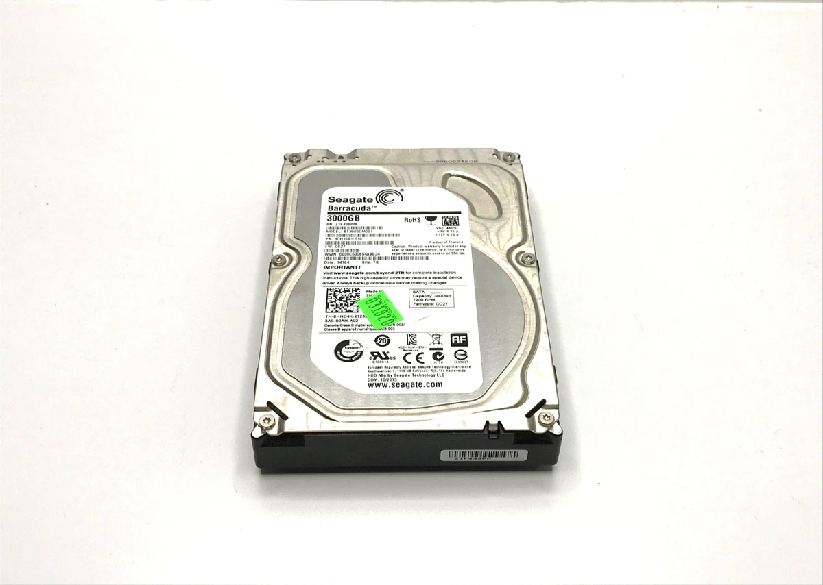 内蔵型ハードディスクドライブ S0038 Seagate BarraCuda ST3000DM001 3TB Seagate Barracuda St3000dm001 3tb for sale | eBay