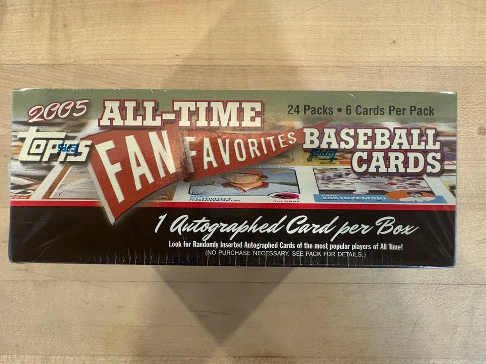 2005 Topps All-Time Fan Favorite Baseball MLB Factory Sealed Box - Image 2 of 3