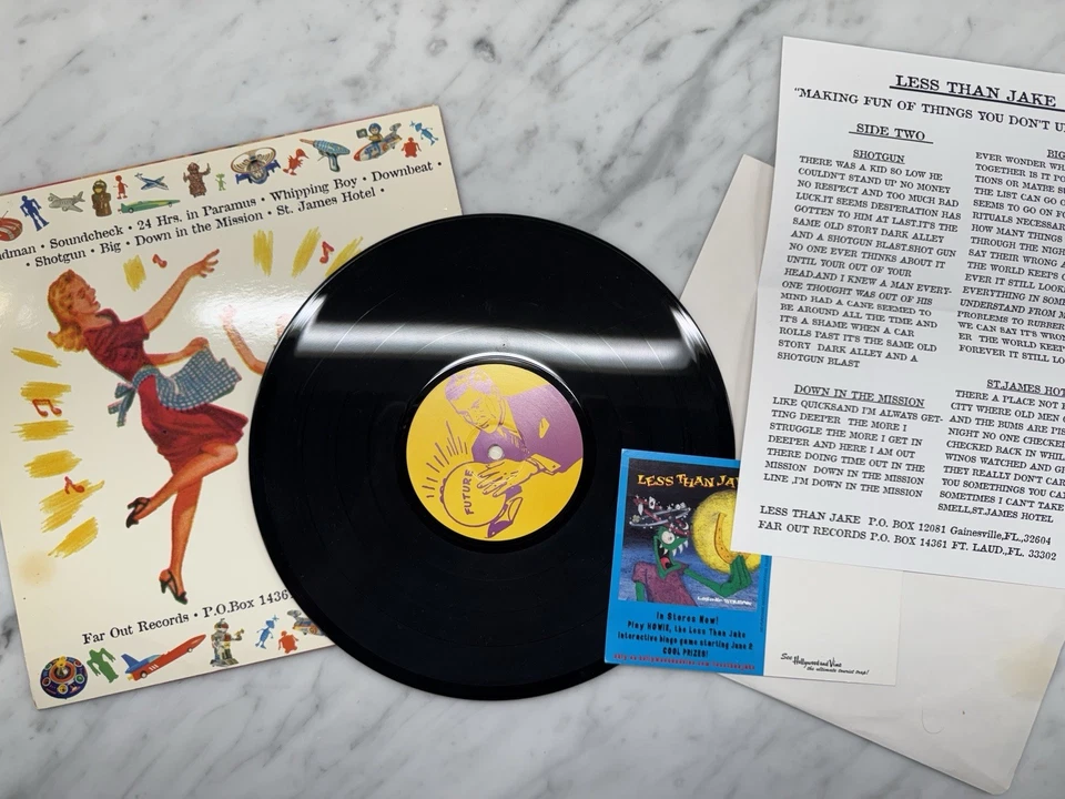 Less Than Jake RARE Making Fun Of Things You Don’t Understand 10” Far Out BONUS! - Image 3 of 4