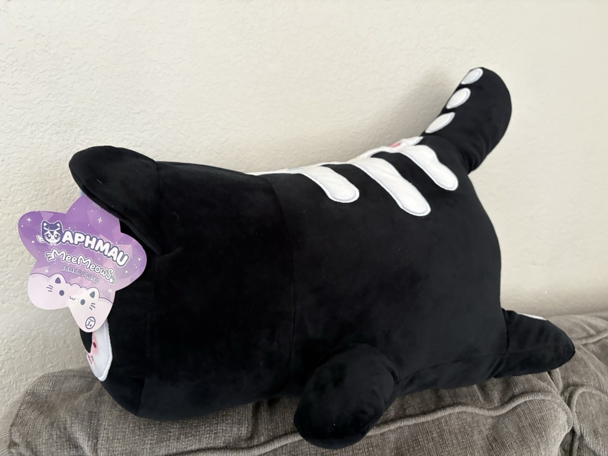 Aphmau MeeMeows SUGAR SKULL Black CAT Jumbo Plush 18