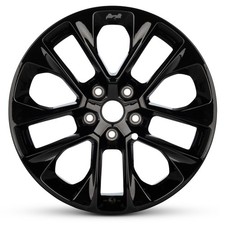 Genuine Oem Wheel For 2019-2025 Jeep Gladiator 20 Inch Black Alloy Rim