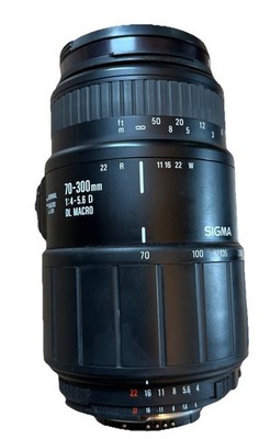 Sigma 70-300mm 1:4-5.6 D DL Macro Super - Nikon F Mount w/ Cap | eBay
