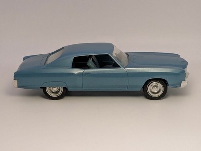 Vintage Dealer Promo Car 1970 Chevy Monte Carlo Blue Coupe | eBay
