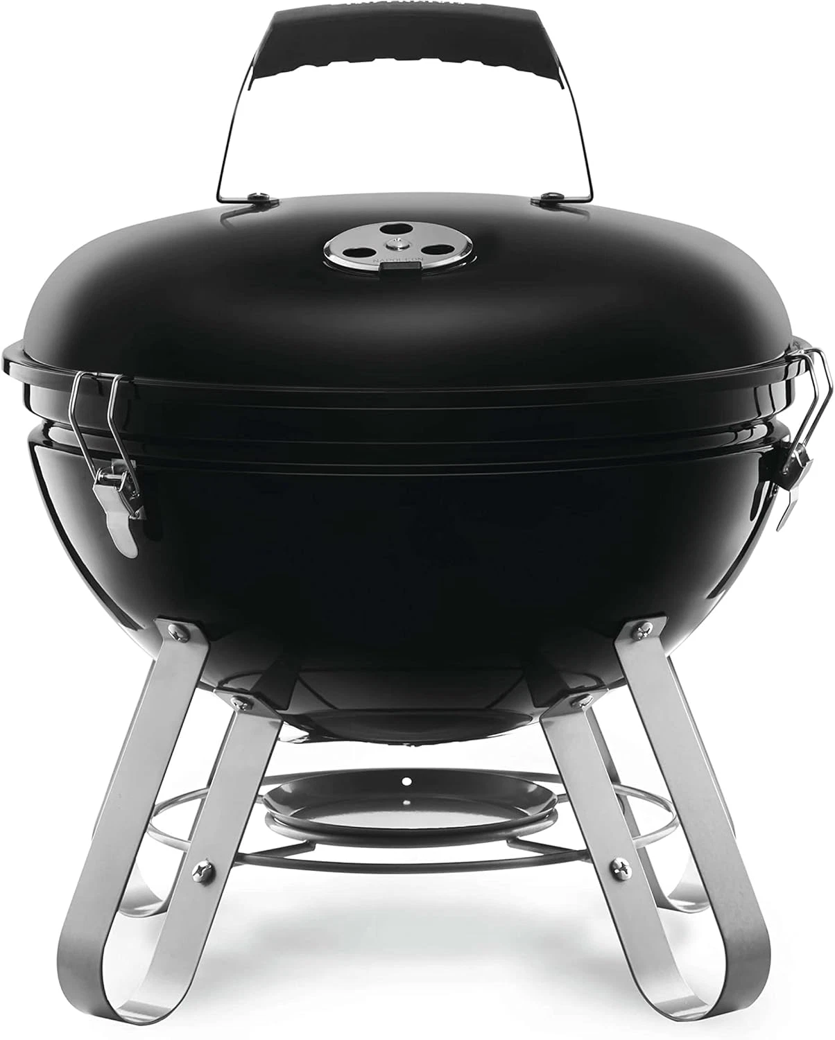 Legend 14" Portable Charcoal Kettle Grill with Chrome Cooking Grid