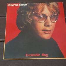 Warren Zevon Excitable Boy 12" Black Vinyl LP Asylum Records 6E-118