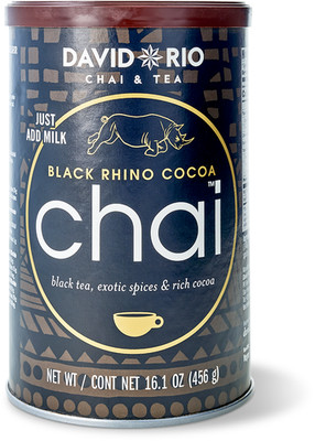 (25,22  /kg) David Rio ''Schoko Chai'' 456g ''Black Rhino Cocoa Chai'' kl Dose  
