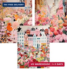 Flower Diamond Art Kits for Adults, Diamond Painting Kits for Beginner DIY