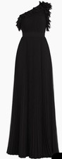 NWT 348 Women  s Dress the Population Vida Dress in Black Size Small Formal Gown