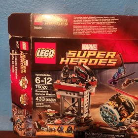 LEGO KNOWHERE ESCAPE MISSION 76020 BOX ONLY GUARDIANS OF THE GALAXY MARVEL COMIC
