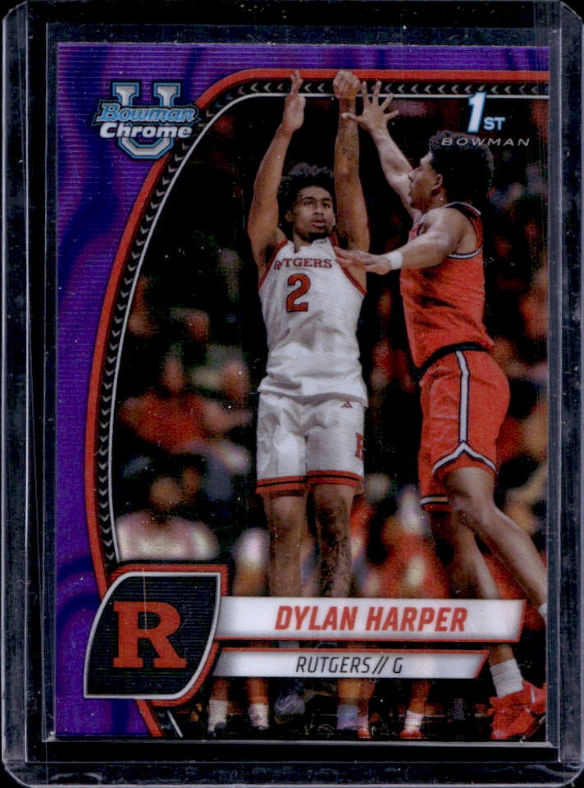 2024-25 Bowman U Chrome Dylan Harper Purple Lava Refractor #22
