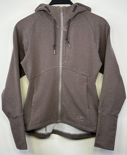 Arc'teryx Damen Sweatshirt Tarsa Hoody Full Zip-Up Grau Gr. S XS