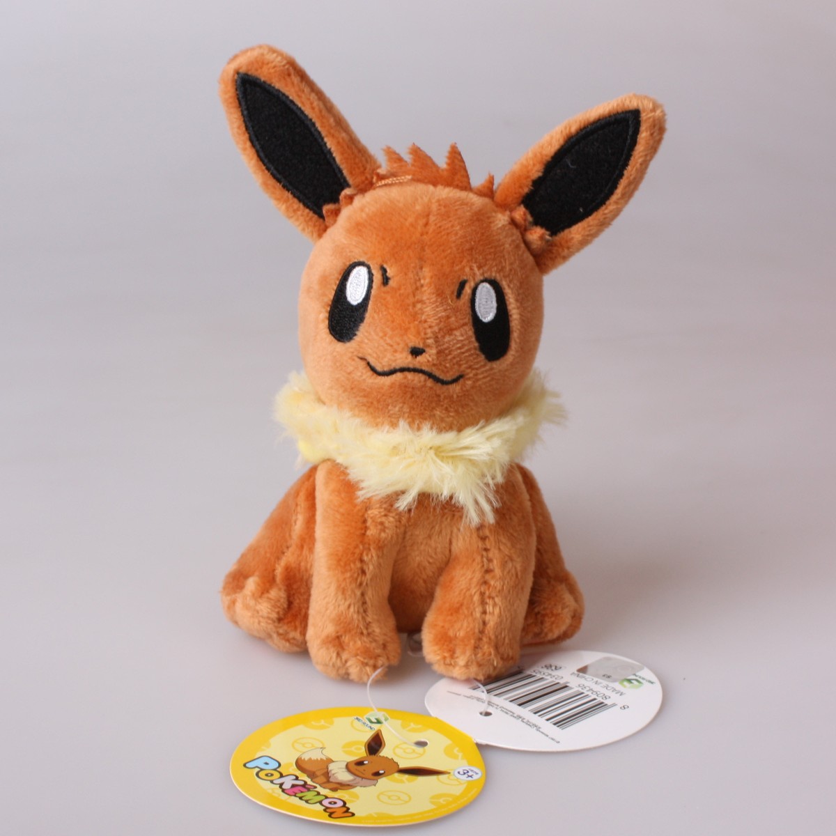 14Cm Licensed Eevee Evoli Pokemon Plush Toys Soft Doll Key Chain