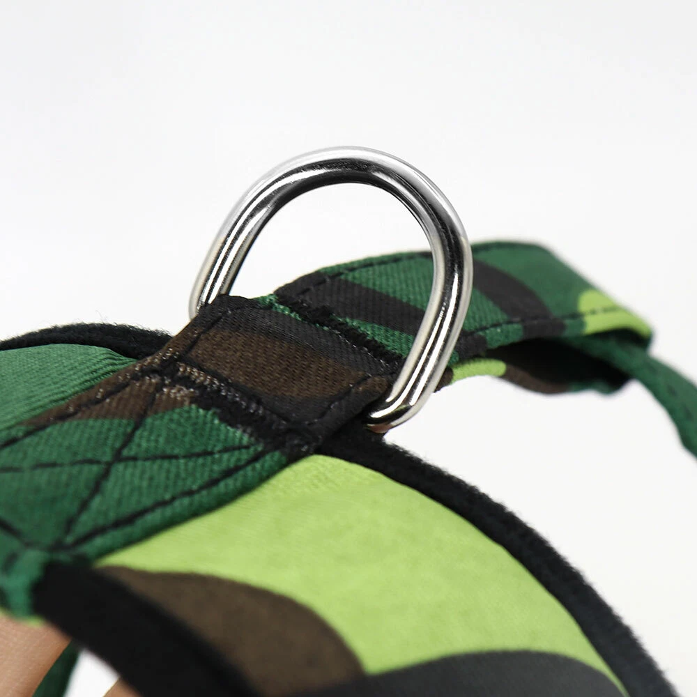 Dog Harness and Leash Set with Personalized Collar Custom Pet Name Soft Mesh XL
