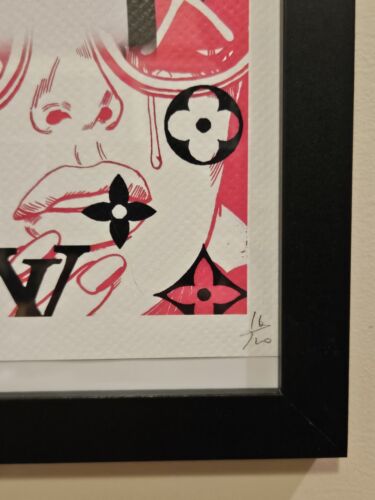 Death NYC Framed 14x20in Pop Art Original Limited Edition Signed Numbered Haring - Picture 4 of 6