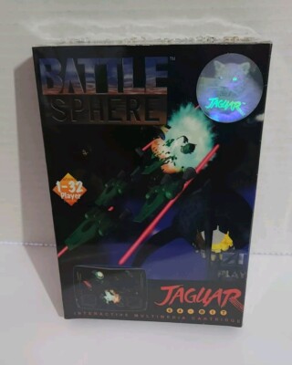  BATTLESPHERE - 4 PLAY 2000 - Atari Jaguar - (RARE SEALED 1ST EDITION!) 