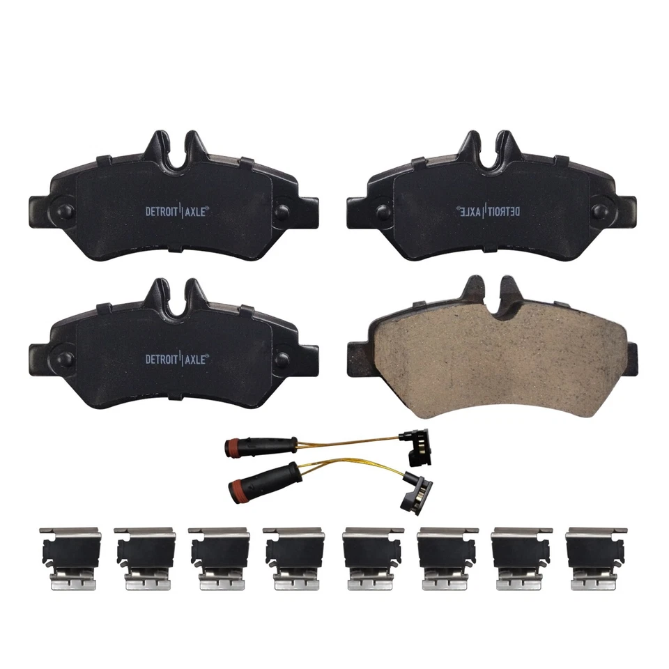 Rear Ceramic Brake Pads for Freightliner Mercedes-Benz Dodge Sprinter 2500 3500 - Image 3 of 4