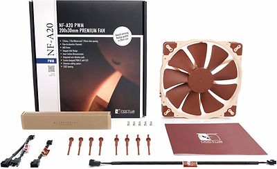 Noctua NF-A20 PWM 200mm x 30mm 4-Pin PWM Lüfter 59,3CFM 10,7dBA @ 550 U/min