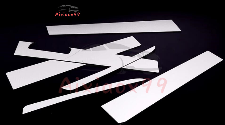 Brilliant silver Pillar Post Cover Door Trim For 2022 2023 2024 Ford Maverick