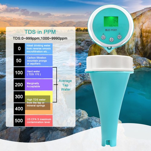 6In1 Portable Quality EC Total Dissolved Solids Tester Water Quality Tester N8Z8 - Picture 5 of 11