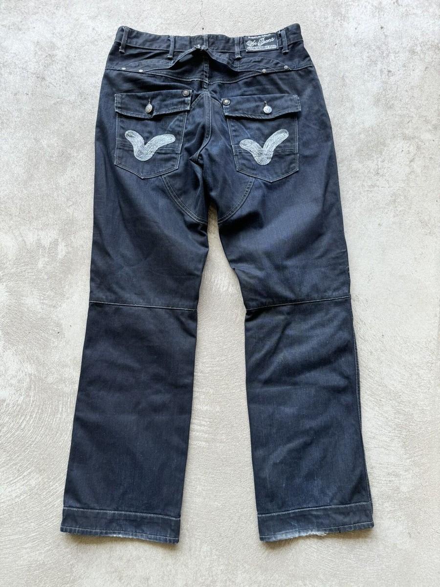 Voi Jeans Waxed Pocket Drip Pants Evisu Japan | eBay