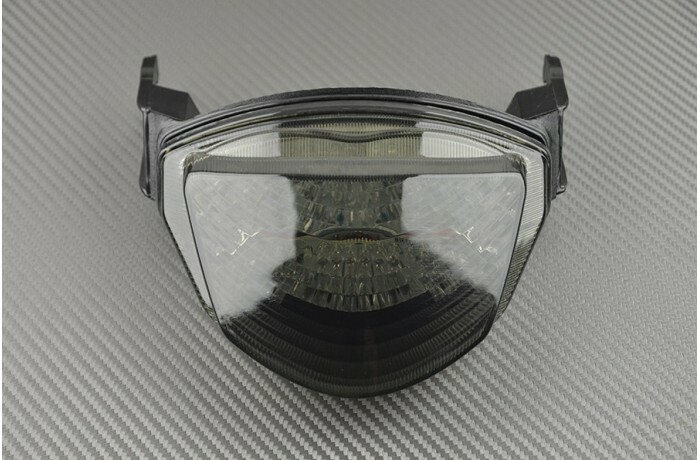 Feu arrière LED fumé noir Suzuki GSXR 1000 2005 2006 pour sorties nocturnes et circuit