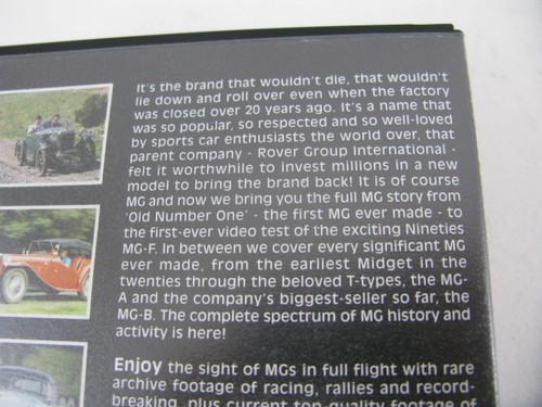 Best of British MG VHS A Duke Video by Synchro Sports Television 1996 Rover - Picture 4 of 6