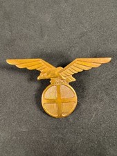 WW2 Norwegian Nasjonal Samling Cap Eagle Badge - NS Quisling Era Badge
