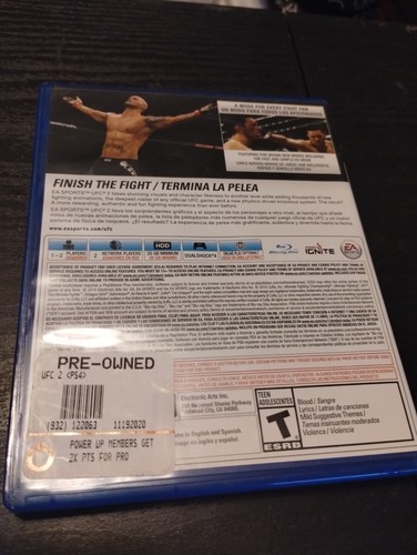 EA Sports UFC 2 & FIFA 19 Video Game PS4 Sony PlayStation Lot Of 2 - Picture 6 of 11