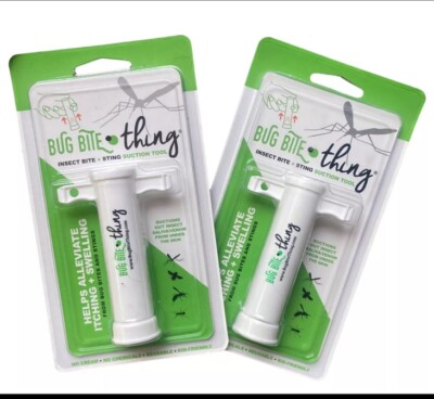 Bug Bite Thing Chemical Free Sting Suction Tool - White