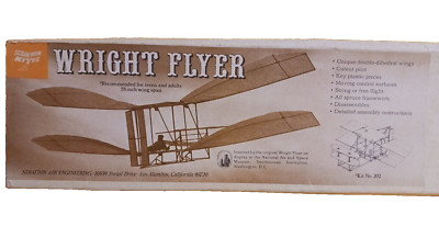 Stratton Air Engineering WRIGHT BROTHERS FLYER model kit #202 Stratton Air Engineering 1977 ...