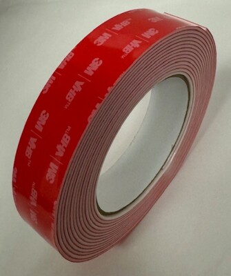 3M VHB Tape LSE-160WF, White 1''x5yds, 62mil